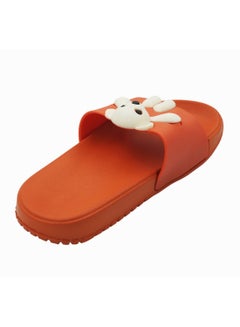 WATER FISH Non-Slip Lightweight Slides Burnt Orange  - Image 4