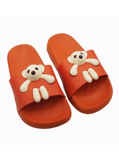 WATER FISH Non-Slip Lightweight Slides Burnt Orange  - Image 2