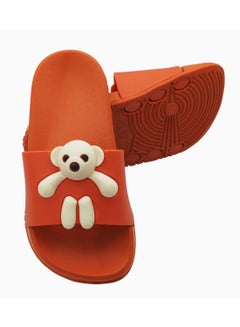 WATER FISH Non-Slip Lightweight Slides Burnt Orange  - Image 5