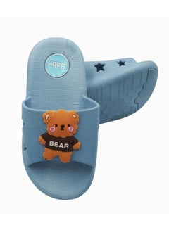 Camel Safari Non-Slip Lightweight Slides Sky Blue  - Image 5