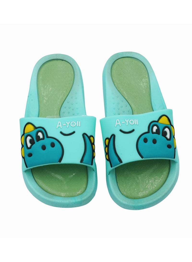 Camel Safari - Non-Slip Lightweight Slides Mint Green - Image 1