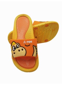 Camel Safari Non-Slip Lightweight Slides Orange/Yellow  - Image 5