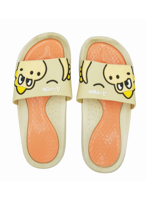 Non-Slip Lightweight Slides Linen Cream