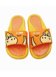 Camel Safari Non-Slip Lightweight Slides Orange/Yellow  - Image 2
