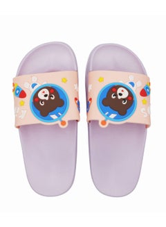 Camel Safari Non-Slip Lightweight Slides Lavender/Pink  - Image 5