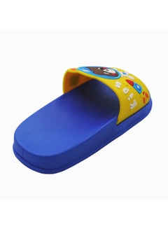 Camel Safari Non-Slip Lightweight Slides Blue/Yellow  - Image 2