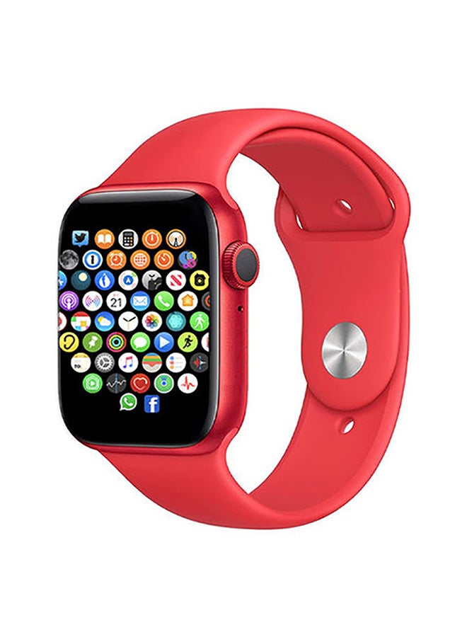 Black Tiger Smartwatch HW16 With Health Fitness Tracker And Earbuds Red  - Image 2