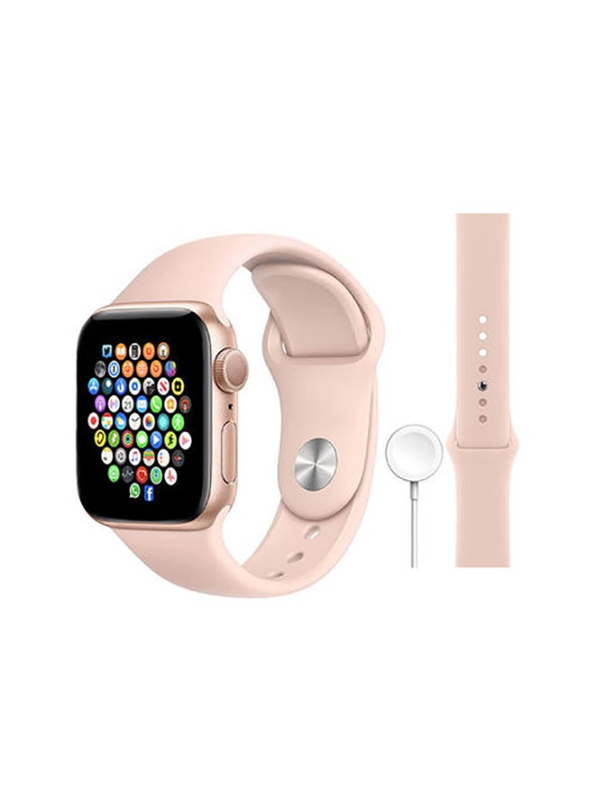 Black Tiger Smartwatch HW22 Pro With Health Fitness Tracker And Earbuds Pro Pink/White - Image 2