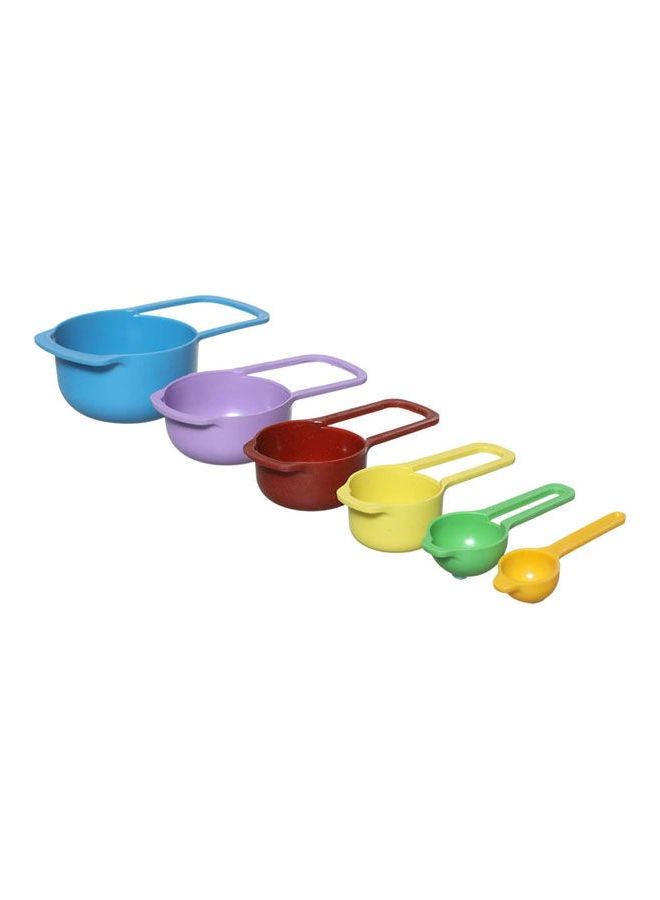 Generic - Plastic Measuring Spoon Set Multicolour - Image 1
