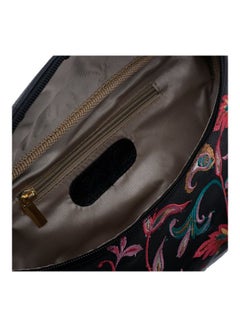 Pavo Solid Leather Crossbody Bag Black  - Image 3