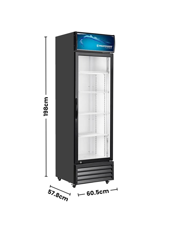 WESTPOINT 400L Single Door Chiller WPSN-4017T Black  - Image 2