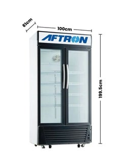 AFTRON Showcase Chiller AFSC680F White/Black  - Image 2