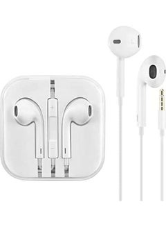 Headset Earphone In-Ear Headset With Remote - Mic For Mp3, Iphone And Samsung Smartphones White