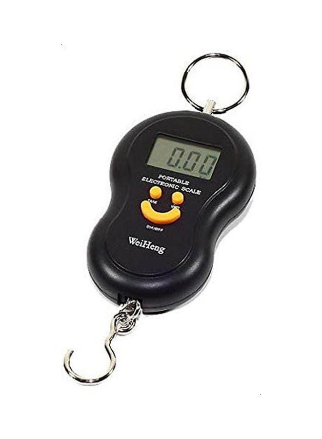 Generic Portable Electronic Scale 40kg Hand Hanging Hook Pocket Scale black 