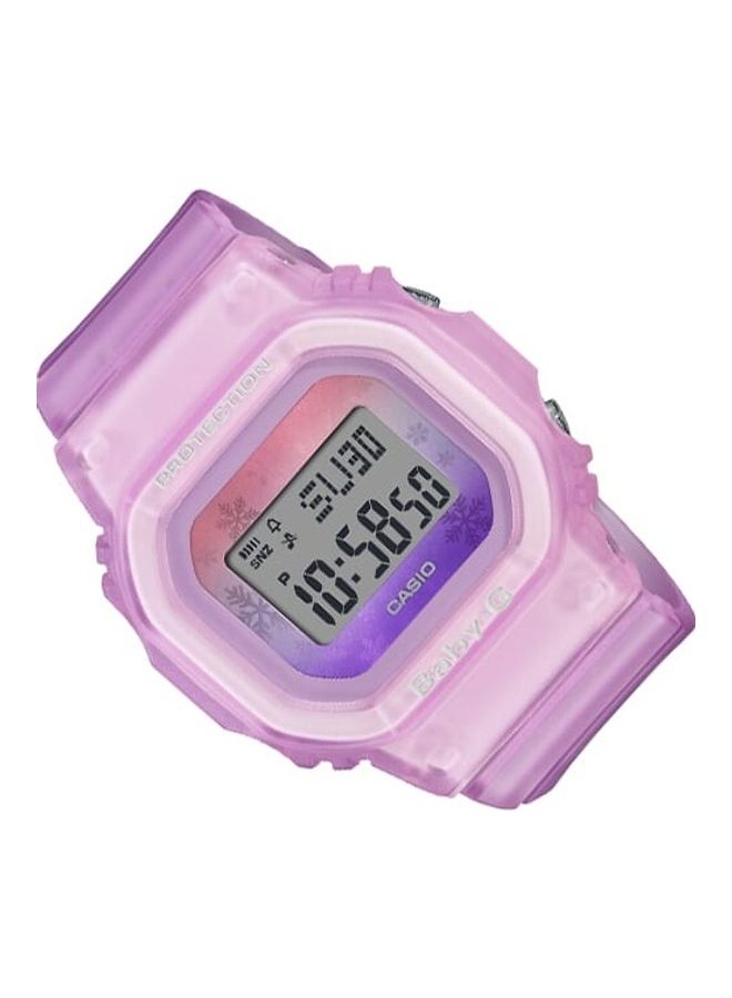 CASIO Women's Baby-G Women Multicolour Dial Resin Band Digital Analog Watch BGD-560WL-4DR - Image 2