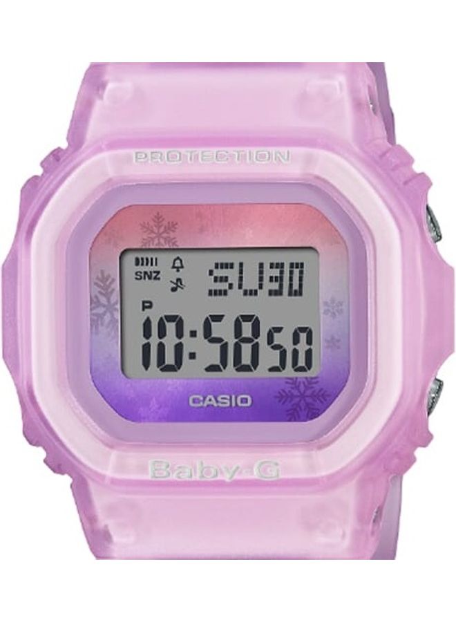 CASIO Women's Baby-G Women Multicolour Dial Resin Band Digital Analog Watch BGD-560WL-4DR - Image 4