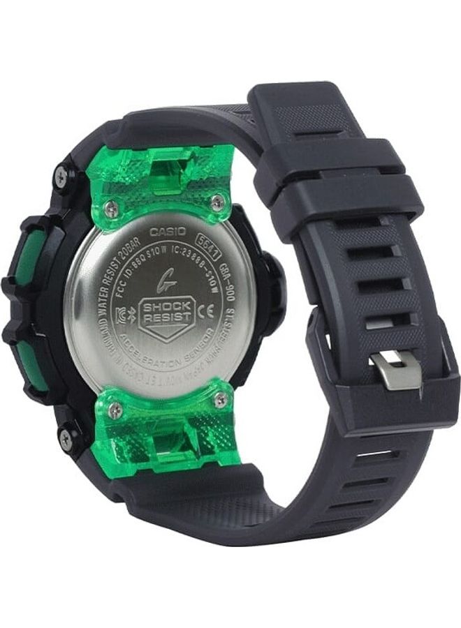 CASIO Men's G-Shock Men Black Dial Resin Band Digital Analog Watch GBA-900SM-1A3DR  - Image 2
