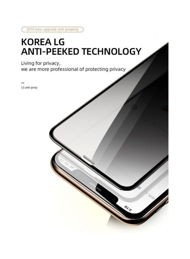 JOYROOM Knight Series Tempered Film 2.5D Full Screen Privacy For Iphone 11 Black  - Image 2