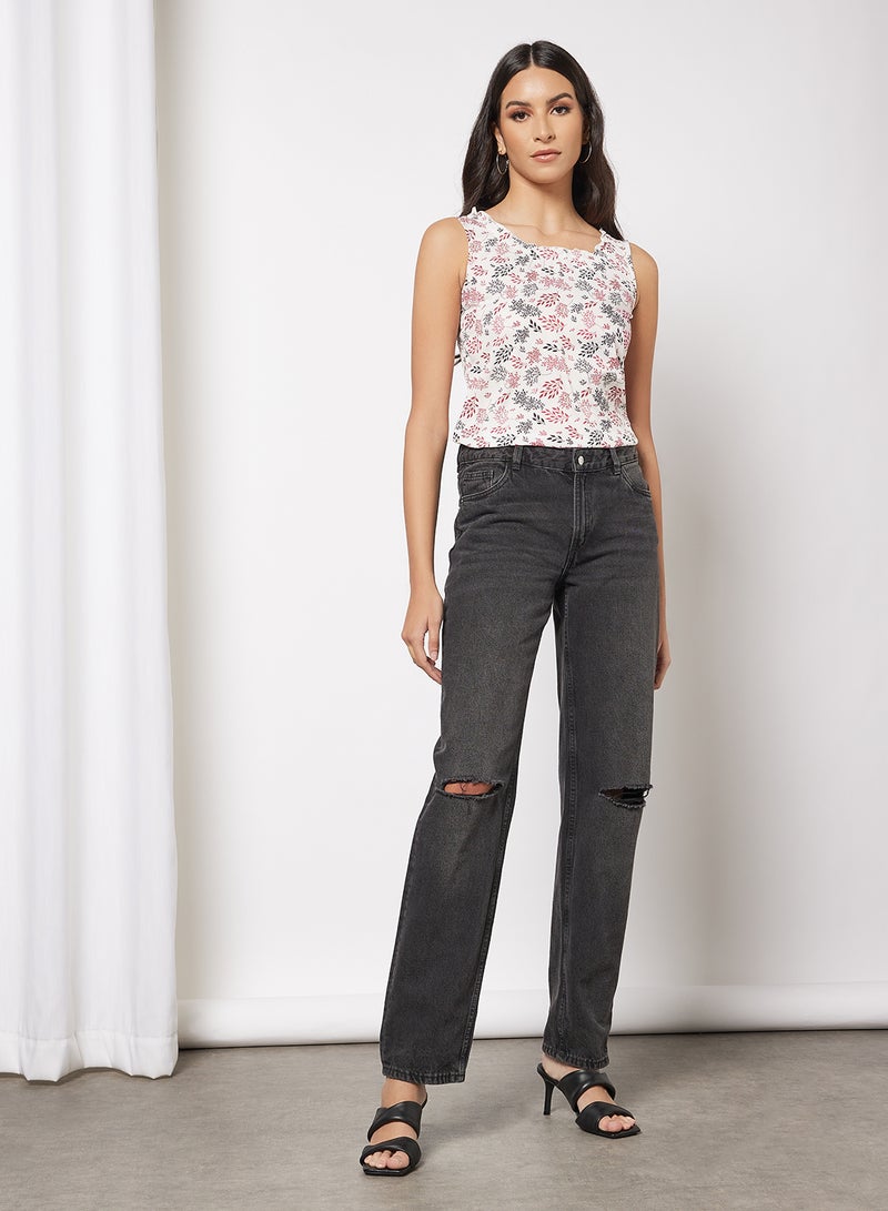 Aila Comfortable Stylish Top White - Image 4