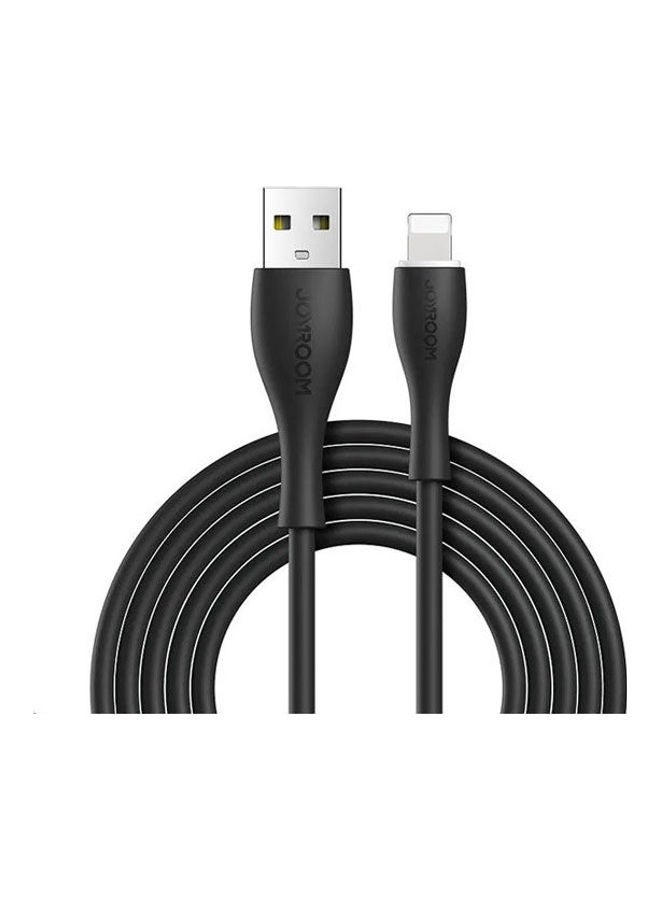 JOYROOM S-1030M8 Bowling Series Lightning Fast Charging And Data Cable Black  - Image 1