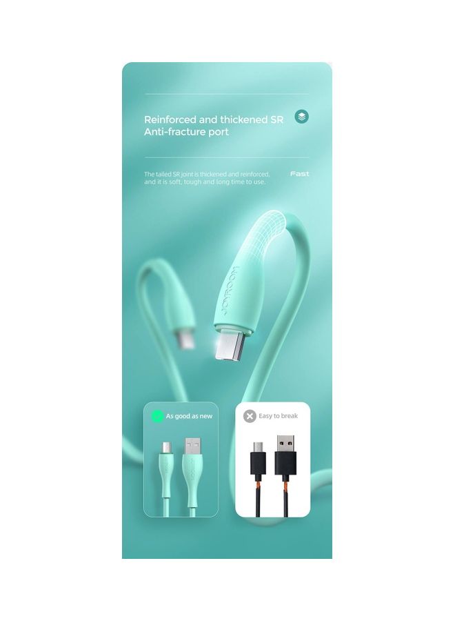 JOYROOM S-1030M8 Bowling Series Lightning Fast Charging And Data Cable Black  - Image 5