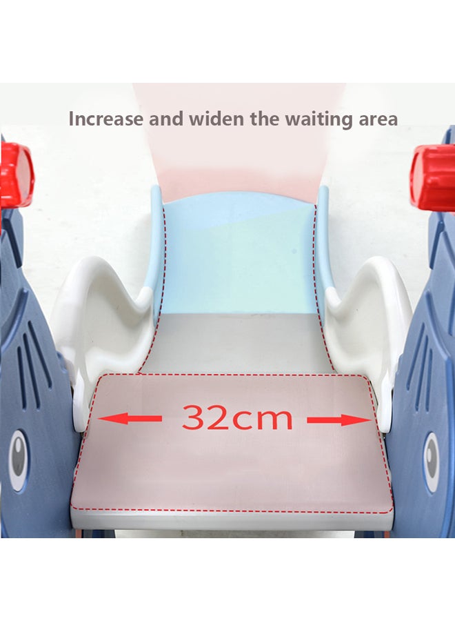 شيانغ يو مجموعة مكونة من أرجوحة وزلاقة متعددة الوظائف للأطفال حديثي المشي، مناسبة لممارسة الأنشطة في ساحة اللعب وفي الأماكن الداخلية والخارجية 180x155x118سم - Image 3