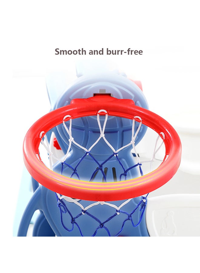 شيانغ يو مجموعة مكونة من أرجوحة وزلاقة متعددة الوظائف للأطفال حديثي المشي، مناسبة لممارسة الأنشطة في ساحة اللعب وفي الأماكن الداخلية والخارجية 180x155x118سم - Image 2