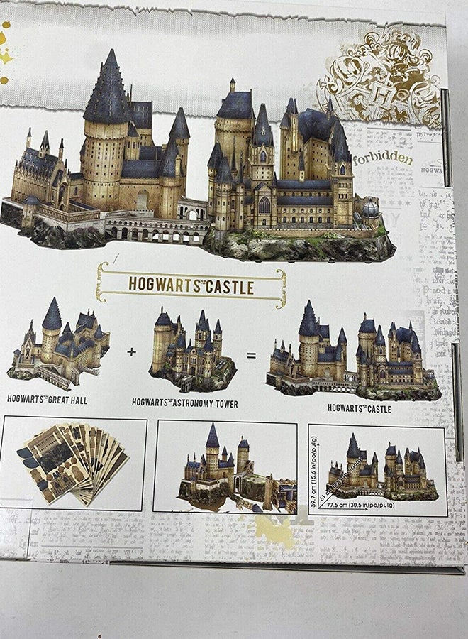 WIZARDING WORLD - 428-Piece 3D Puzzle Hogwarts Castle 2.4x17.4x11.4inch - Image 1