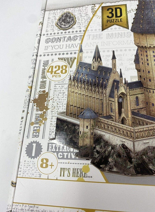 WIZARDING WORLD - 428-Piece 3D Puzzle Hogwarts Castle 2.4x17.4x11.4inch - Image 1