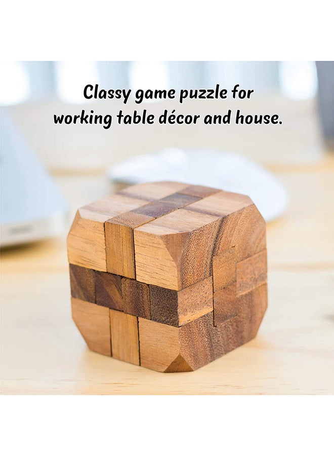 BSIRI - Diamond Cube Puzzle 2.3x2.5x2.5inch - Image 1