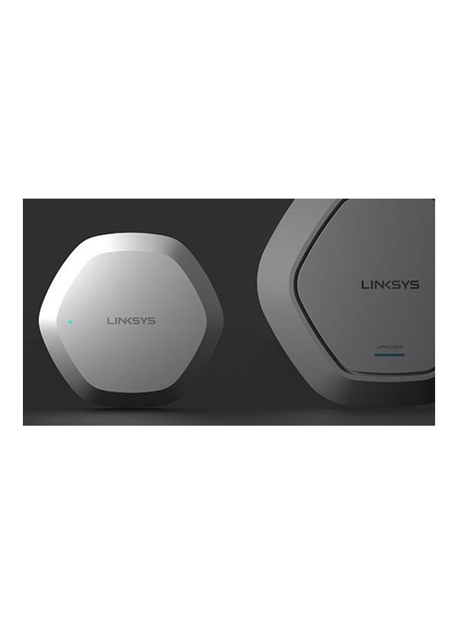 LINKSYS - Business Cloud Managed AC1300 WiFi 5 Indoor Wireless Access Point, MU-MIMO Wave 2 Dual-Band 1300 Mbps* total WiFi speed, TAA Compliant | LAPAC1300C WHITE - Image 1