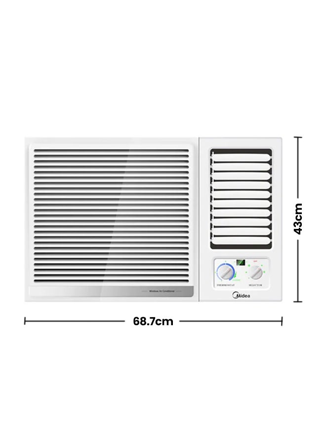 Midea - Window Air Conditioner 2634W 2634 W MWTF-24CM White - Image 1