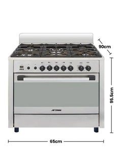 5-Burner Cooking Range AFGR9060FESD White/Black - v1642177297/N32870376A_2