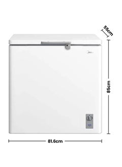 Midea Chest Freezer 259L 259 L HS259CN White  - Image 2