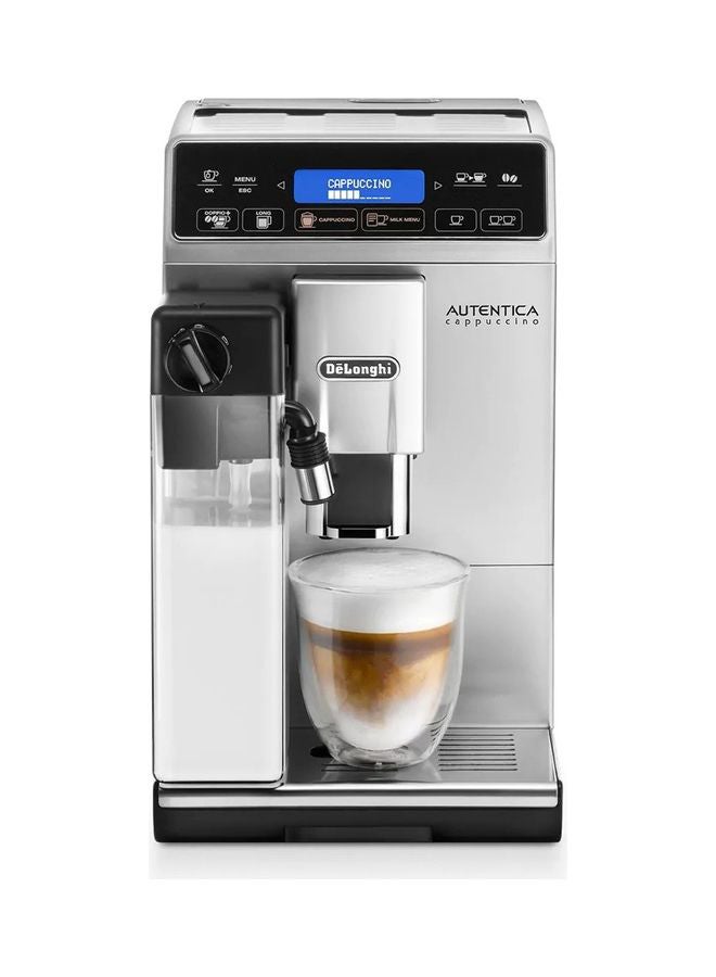 De'Longhi Autentica Cappuccino Bean-To-Cup Coffee Maker 1450 W ETAM 29.660.SB Silver/Black  - Image 2