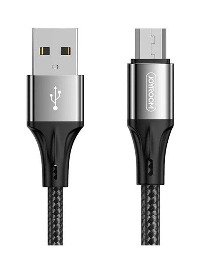JOYROOM - S-1030N1 Micro Fast Charging And Data Cable Black - Image 1