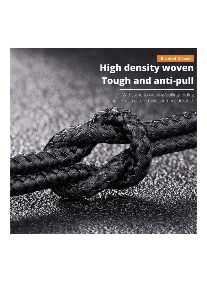 JOYROOM Sy-A02 Lightning To 3.5Mm Port Hi-Fi Audio Cable Black  - Image 5