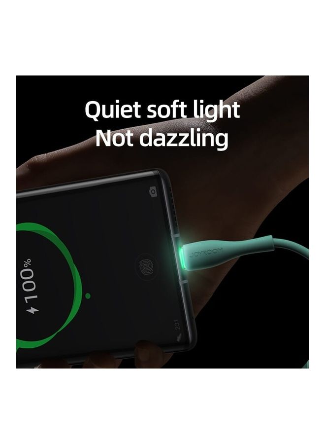 جوي روم - كابل شحن سريع ونقل بيانات بقابس Type-C من سلسلة بولينج طراز S-1030M8 أبيض - Image 1