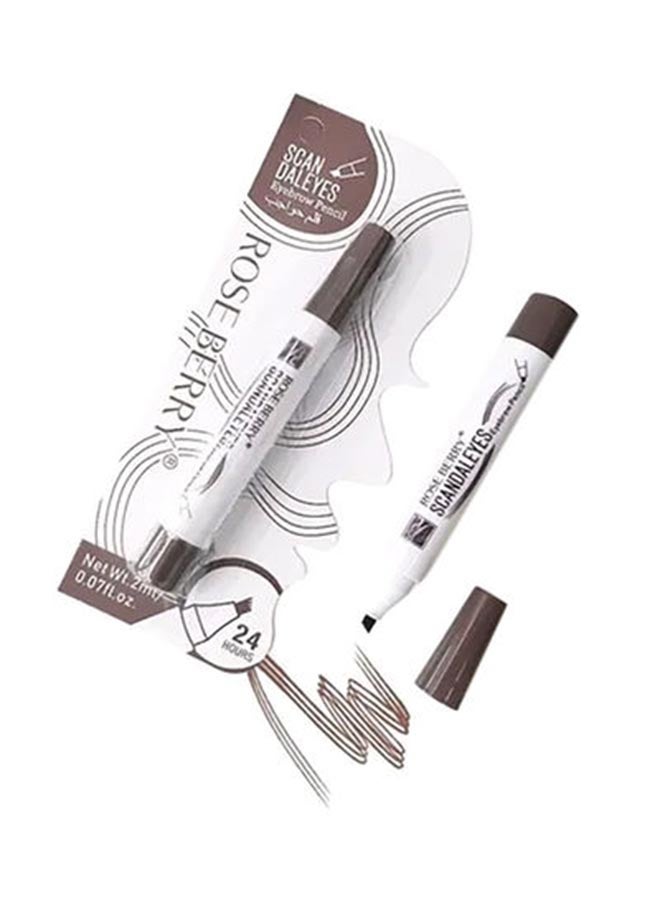 ROSE BERRY Scan Daleyes Eyebrow Pencil Brown  - Image 1