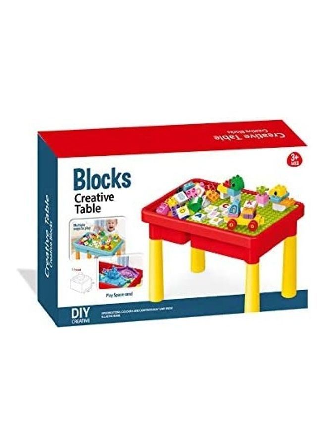 FAMILY CENTER 56 Piece Blocks Creative Table 22-1971213 51x10x29.5cm - Image 1