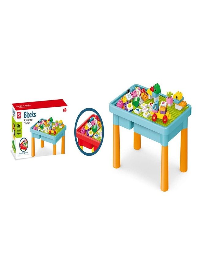FAMILY CENTER 56 Piece Blocks Creative Table 22-1971213 51x10x29.5cm - Image 2