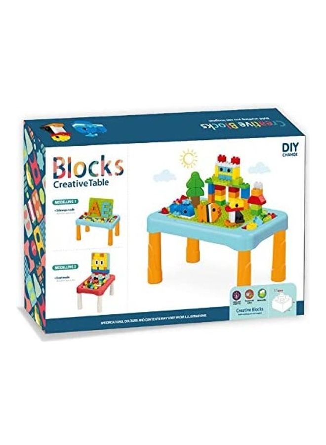 FAMILY CENTER 66 Piece Blocks Creative Table 22-1971267 56×38.8x31cm - Image 1