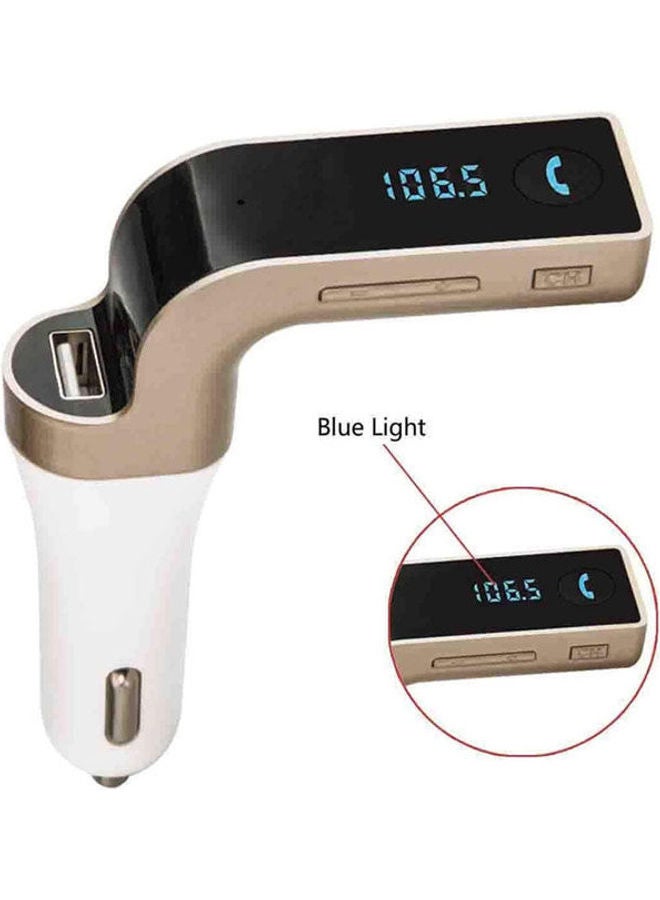 مجموعة G7 للسيارة بتقنية البلوتوث وجهاز إرسال FM بدون استخدام اليدين ومشغل MP3 وشاحن USB - Image 3