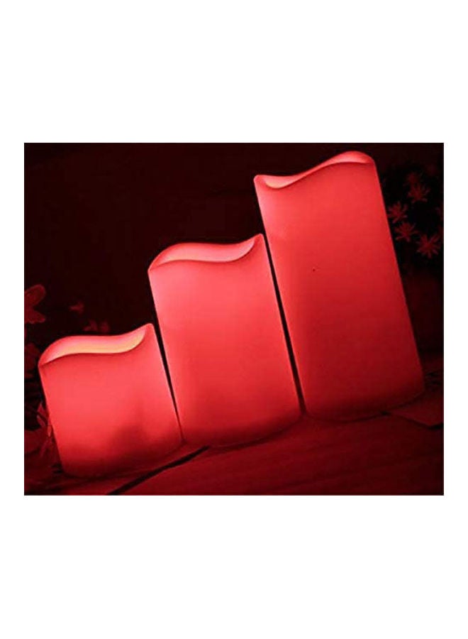 لوما 12 Color Changing Candles Real Wax Flameless With Remote Control Timer Multicolour - Image 2