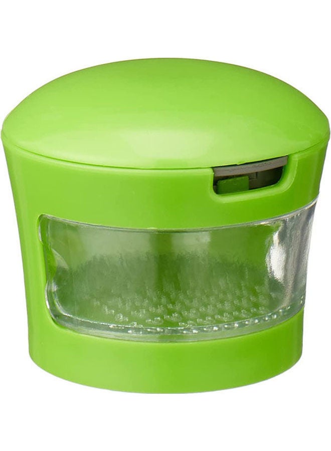 Goldedge Small Garlic Chopper Easy To Travel Green 7.2 x 8 x 8cm - Image 1