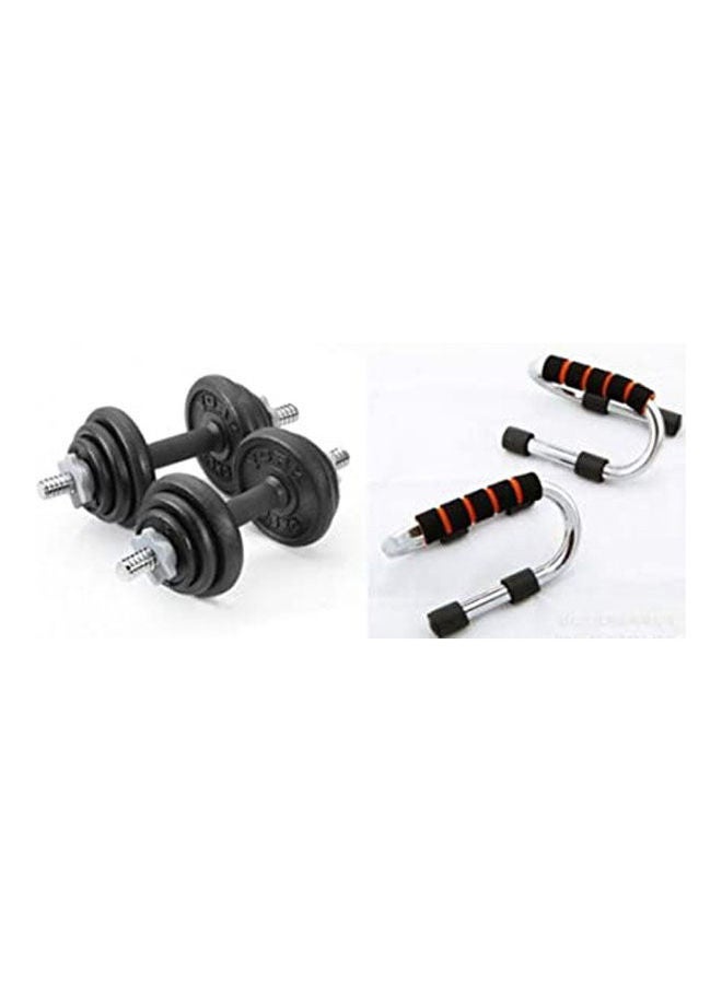 Fitness Set Of York Chrome Dumbbell Set With Soft Coated Handle