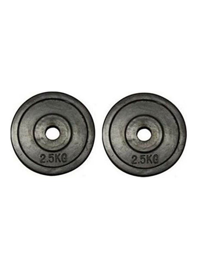 Not Coated Dumbbell  Two Pieces 2.5kg