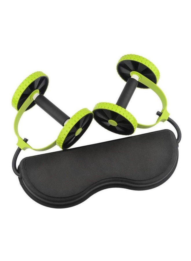 Generic New Sport Core Double Ab Power Ab Roller Ab Wheel Fitness Abdominal Exercises Equipment Coaster Pull Roda Waist Slimming Trainer Revoflex Xtreme 