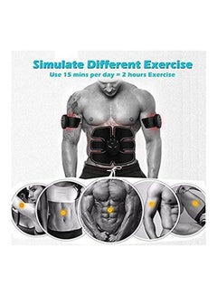 ماركة غير محددة Muscle Toner Abdominal Toning Belt Workouts Fitness Portable Ab Machine Ems Training For AbdomenArmLeg  - Image 2