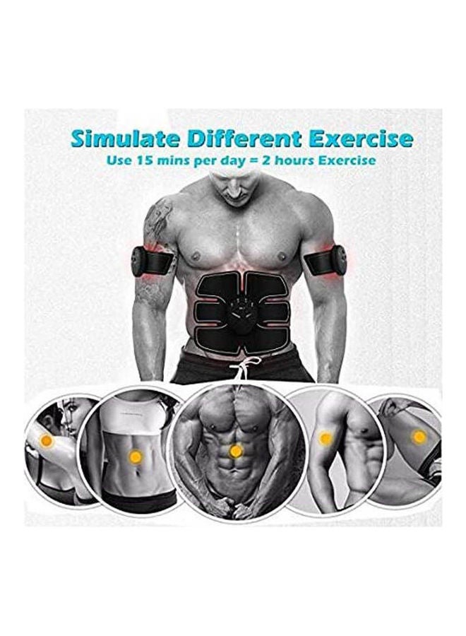 ماركة غير محددة Muscle Toner Abdominal Toning Belt Workouts Fitness Portable Ab Machine Ems Training For AbdomenArmLeg  - Image 2